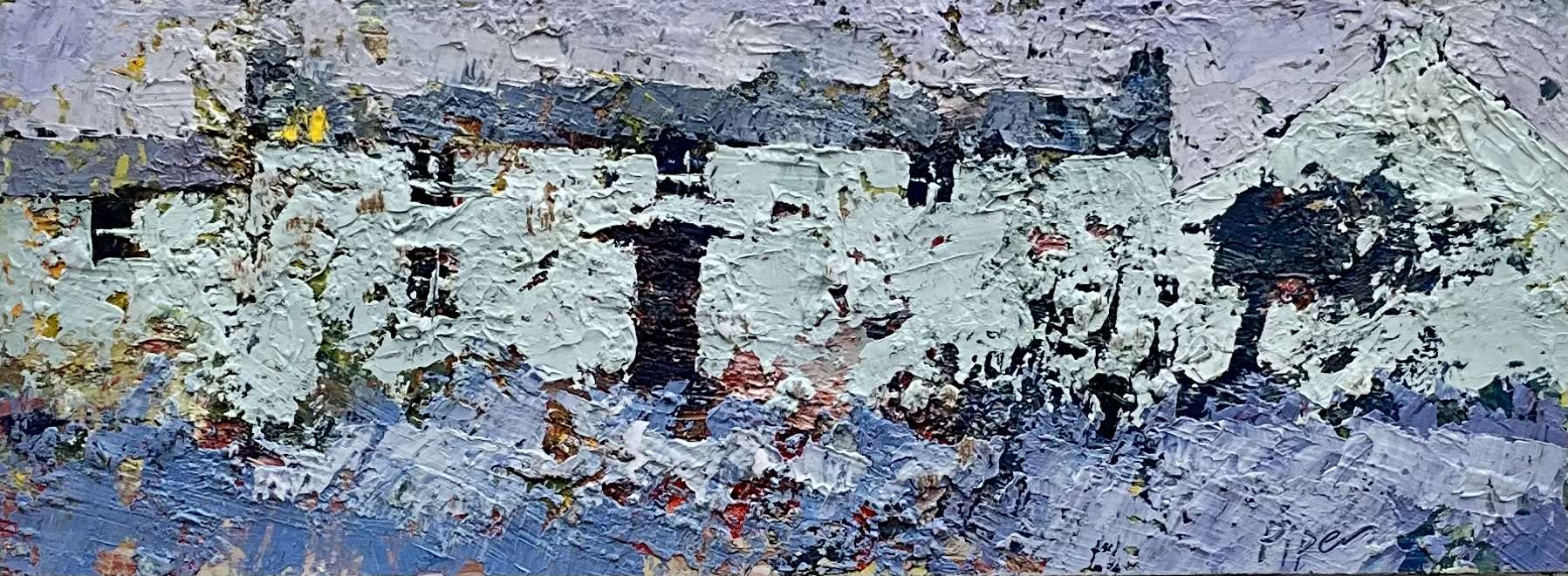 Blackthorn Blue - John  Piper