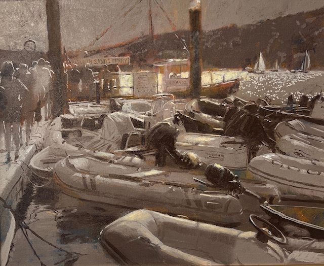 Busy Days for the Ferry - Greg Ramsden