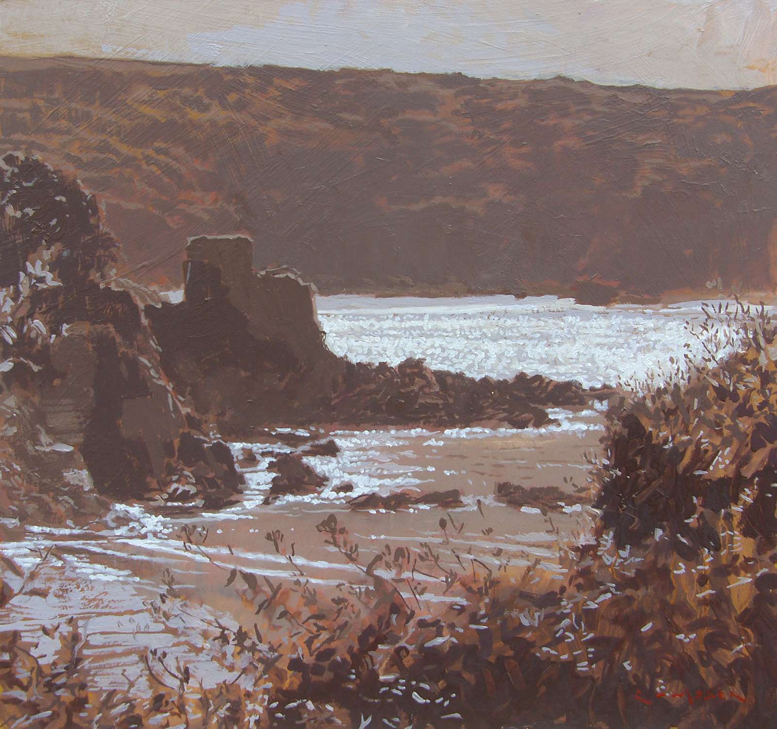 Castle in the Morning Light - Greg Ramsden ARSMA