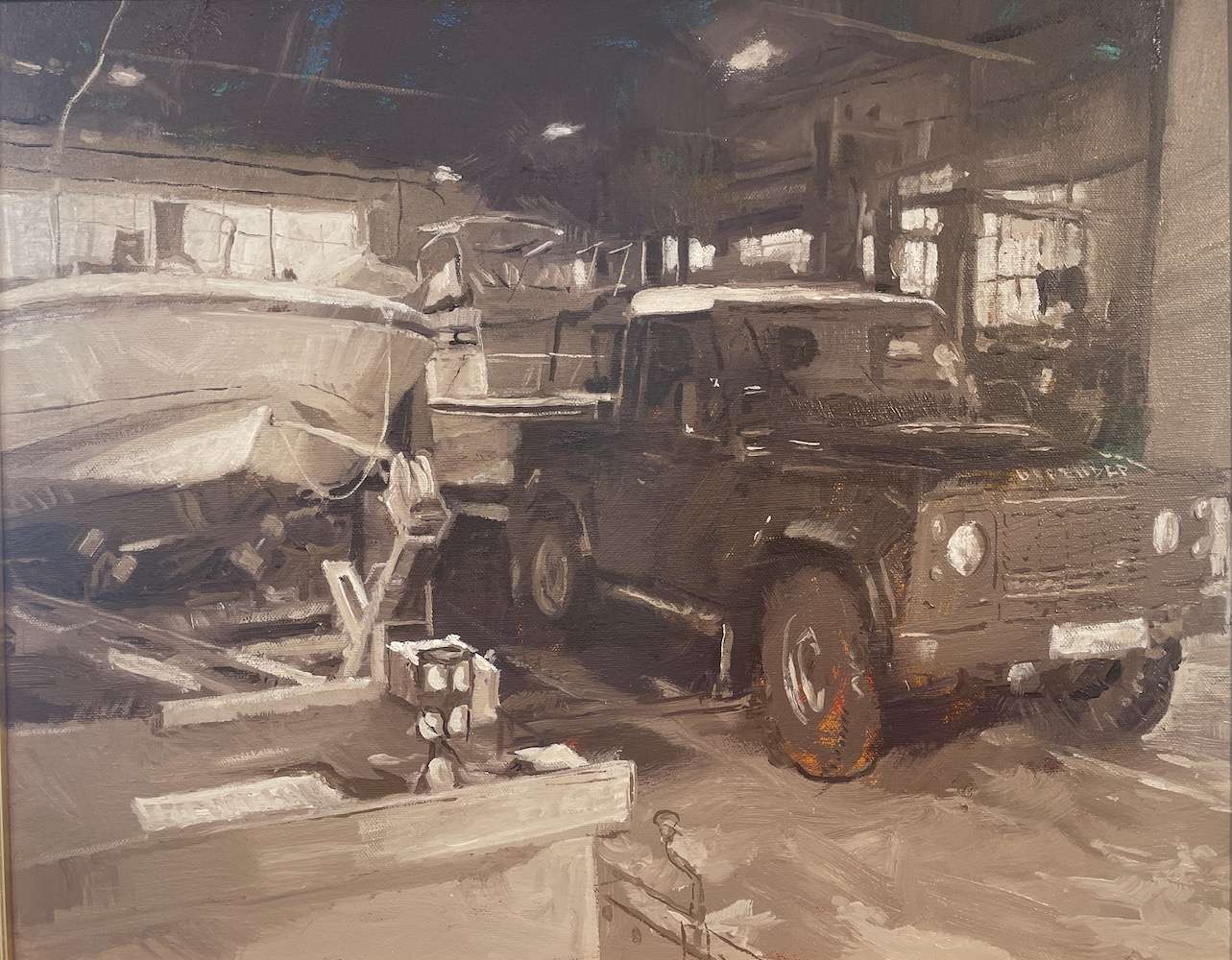 Salcombe Boatyard - Greg Ramsden RSMA