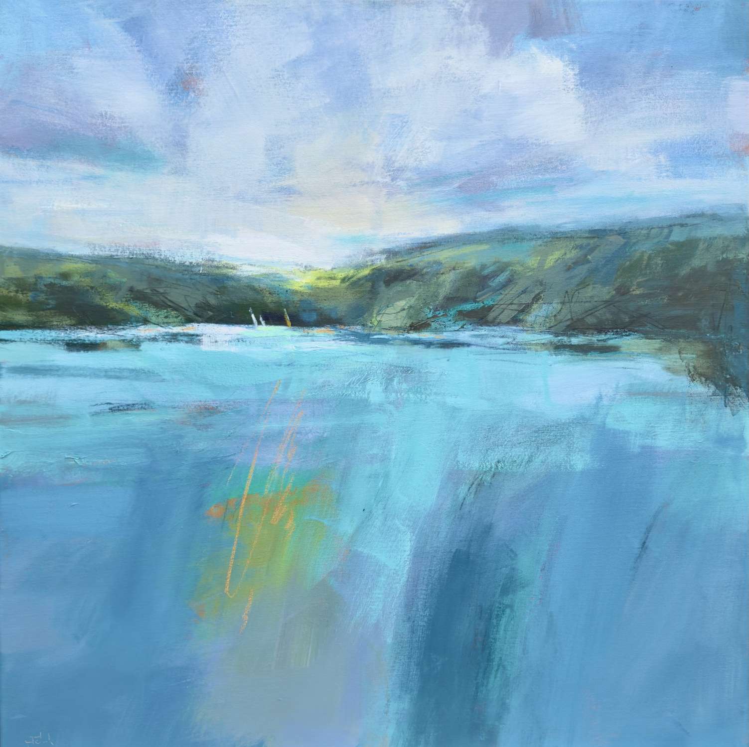 Edges of a Moving Blue - Camilla Clark