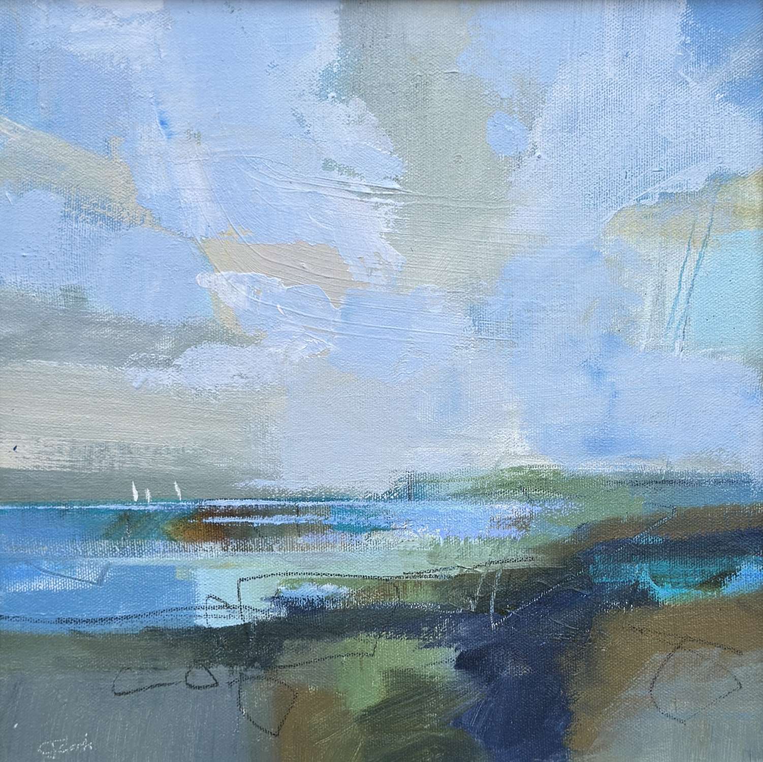 Salt Air Over the Bay - Camilla Clark
