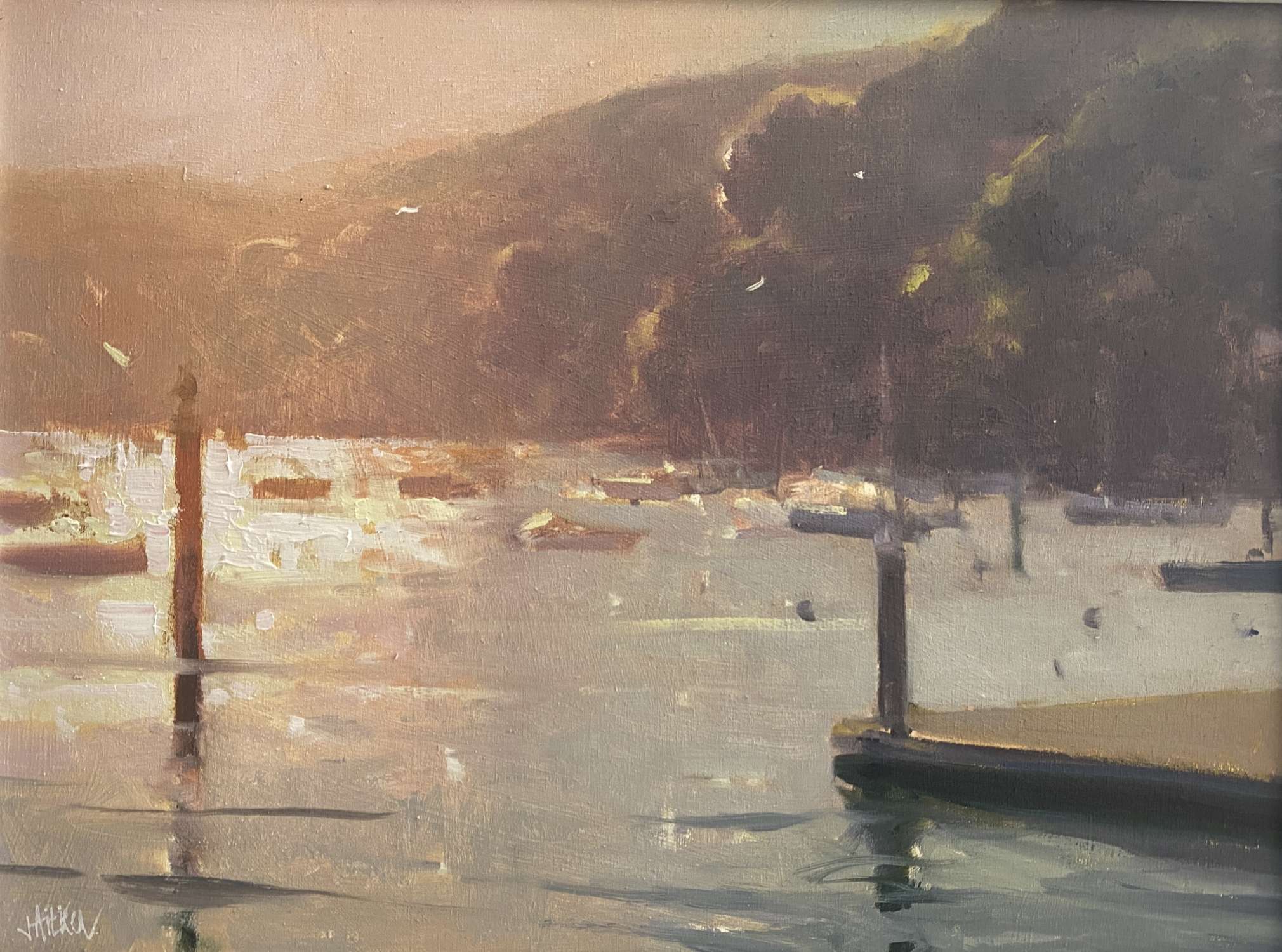 Morning Sun, Salcombe - Jenny Aitken RSMA