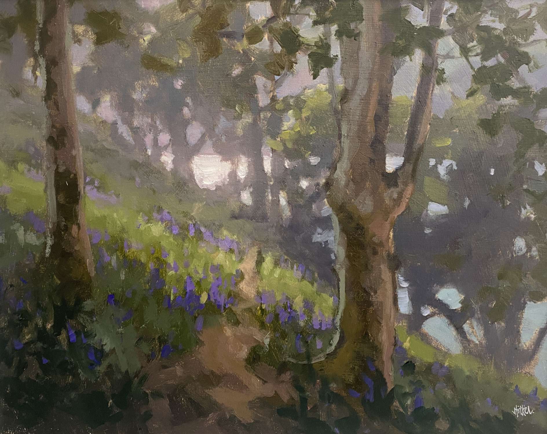 Through the Woods to Sunny Cove - Jenny Aitken RSMA