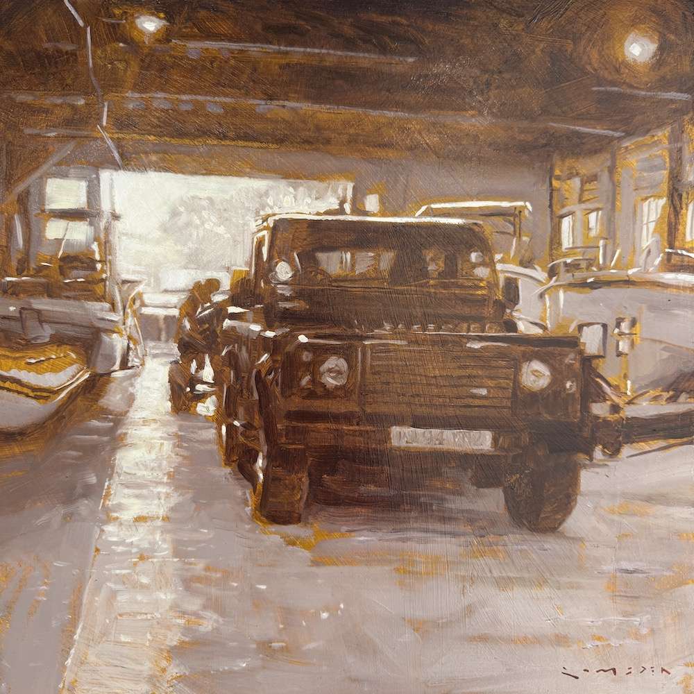 Boatyard Afternoon - Greg Ramsden RSMA