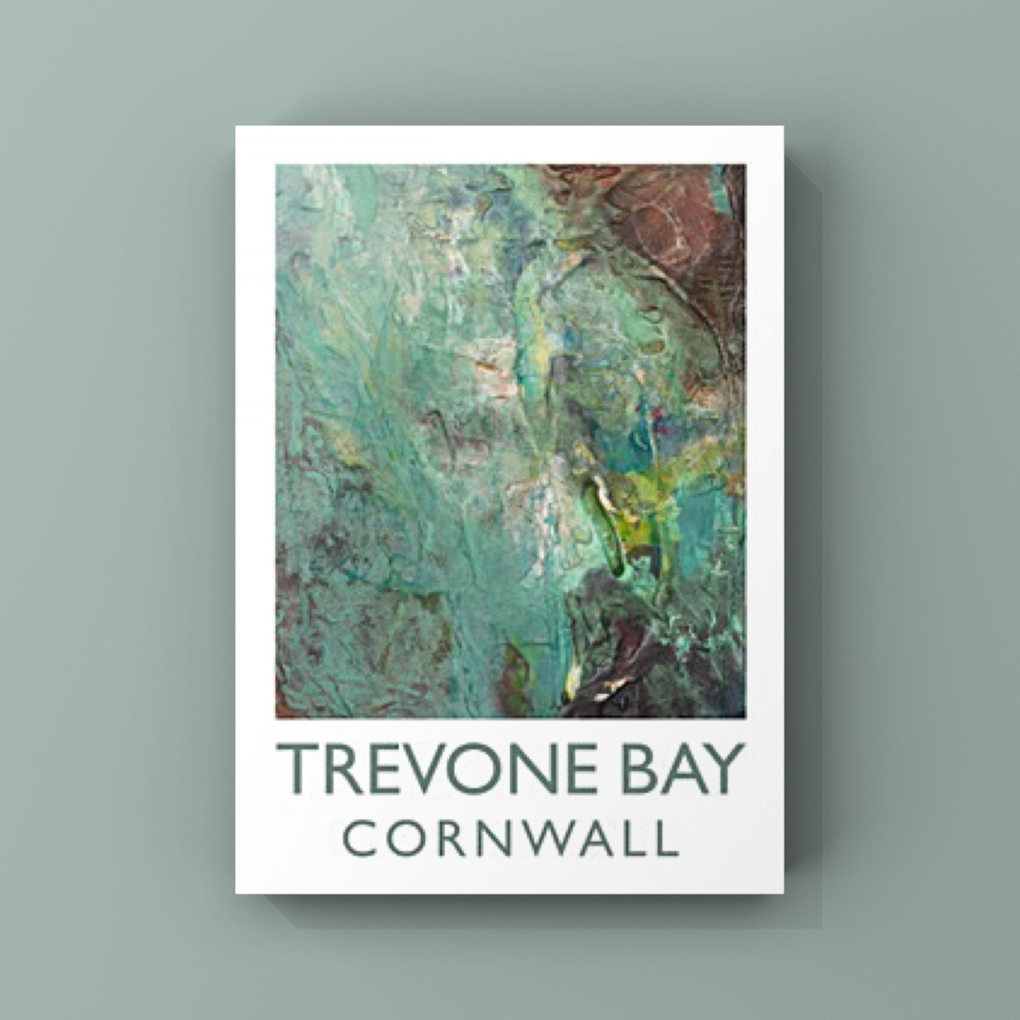 The Trevone Bay fine art poster A4 - Sharon Bruster