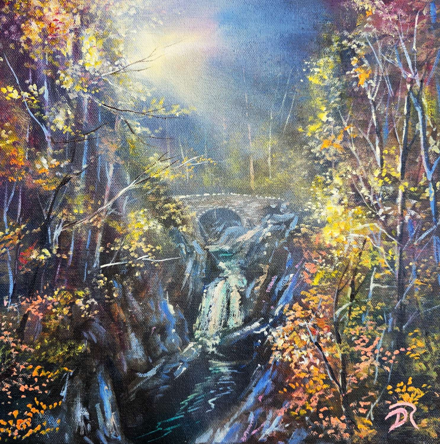 Falls of Bruar, Autumn Light