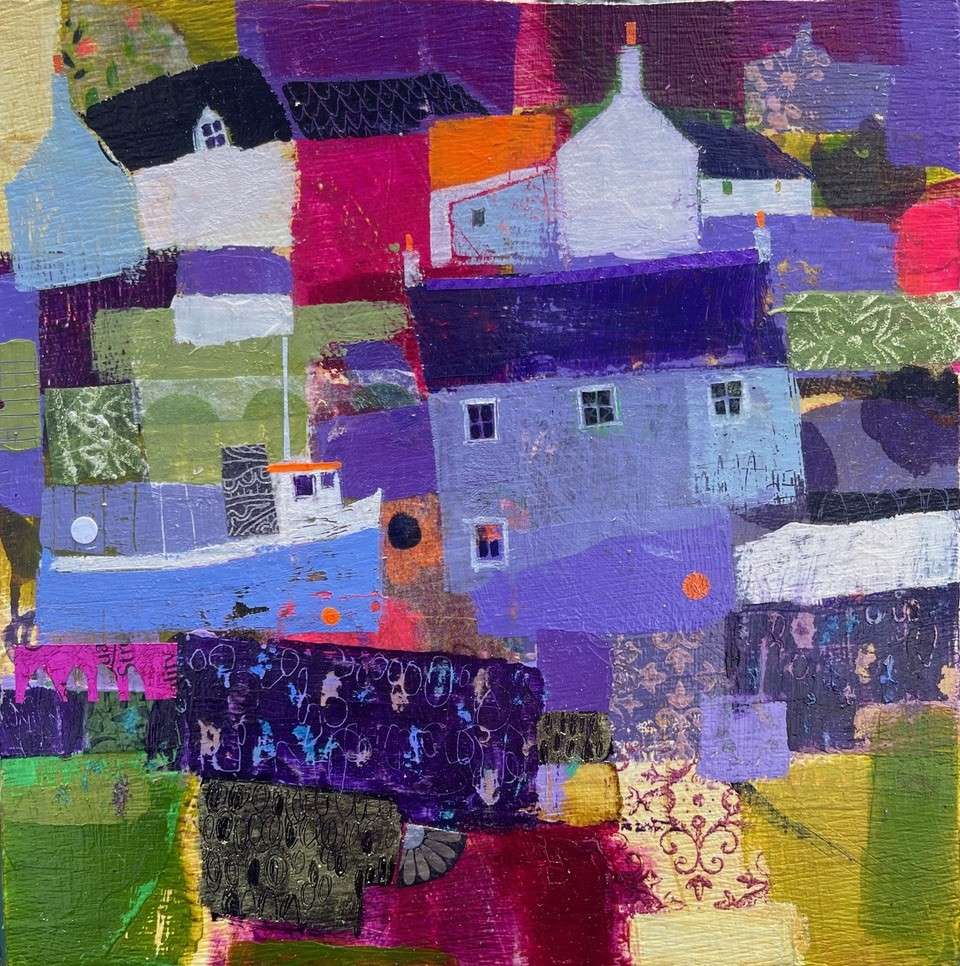 Patchwork Harbour Walls, Portsoy