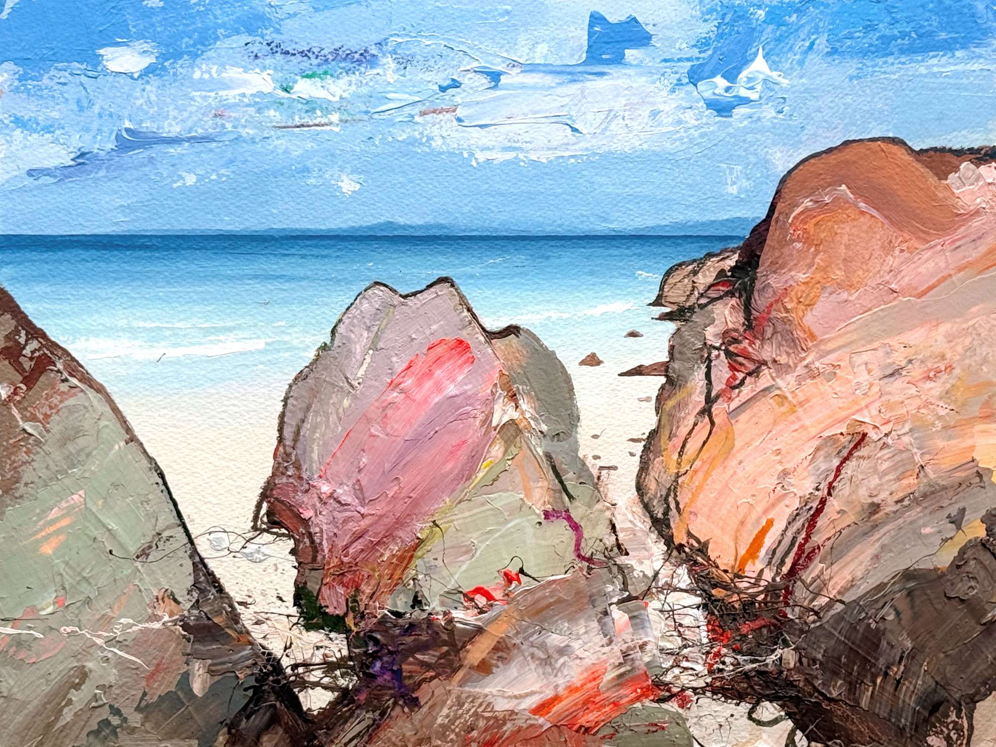 A Hidden Beach Revealed by an Outgoing Tide, North End, Iona