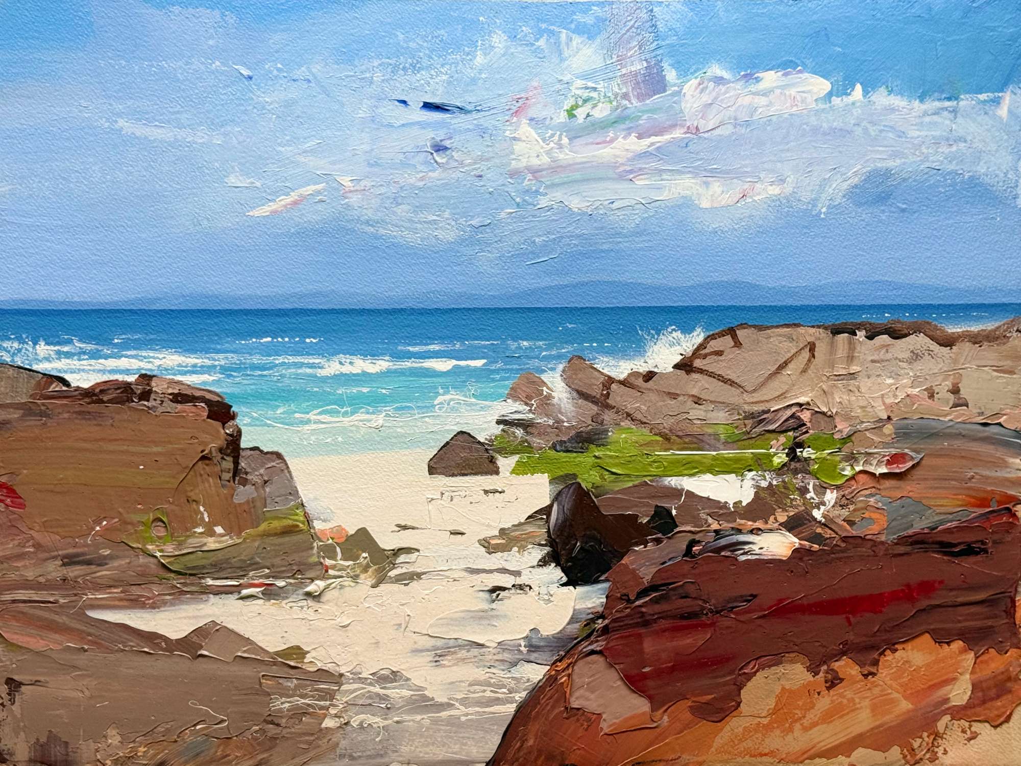 Rocky Inlet and A Fresh Breeze, North End, Iona