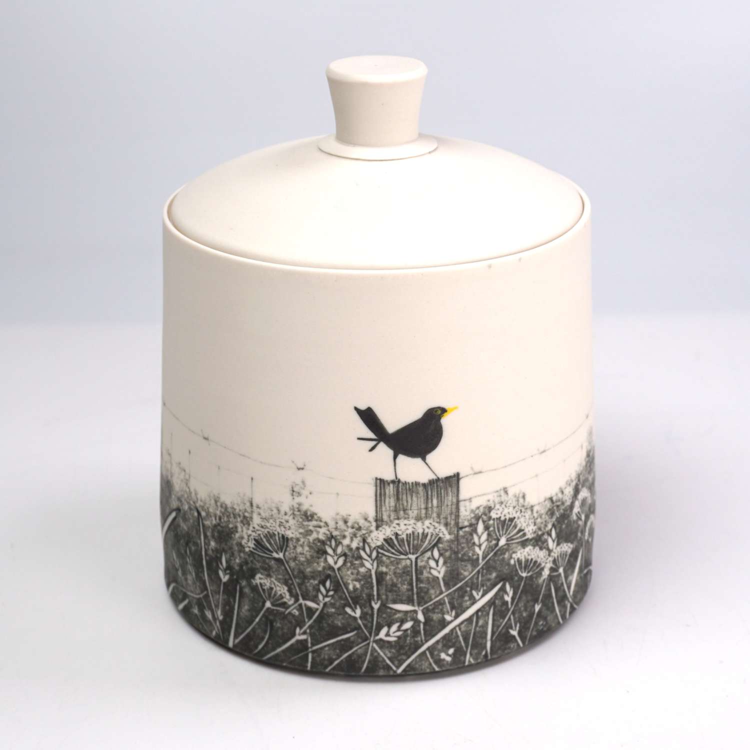 Hedgerow Lidded Pot (Maxi Wider) (BT13)